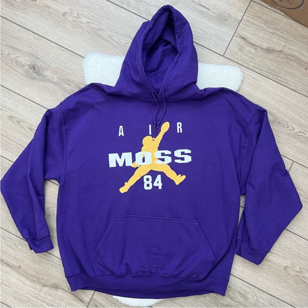 NFL Air Moss Randy Moss Vikings Purple
Hoody Size 2XL